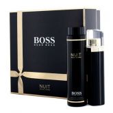 Kit Hugo Boss Nuit Feminino Perfume 75ml + Loção Corporal + Gel de Banho Original